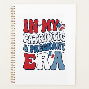 Patriotic Pregnant Era Vintage Pregnancy Shirt_1 Planner