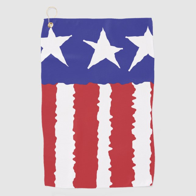 Patriotic Pride Golf Towel (Front)