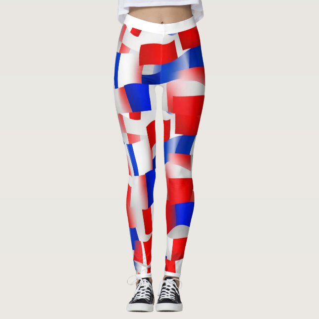 Patriotic Pride Leggings (Front)