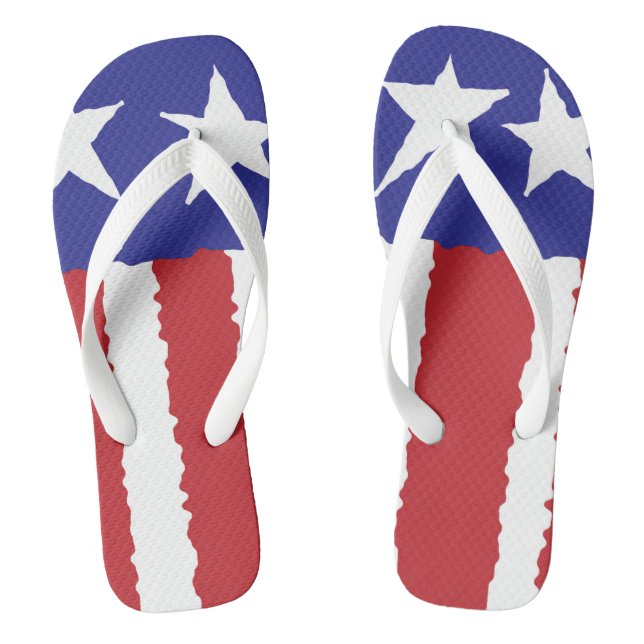 Patriotic Pride Thongs (Footbed)
