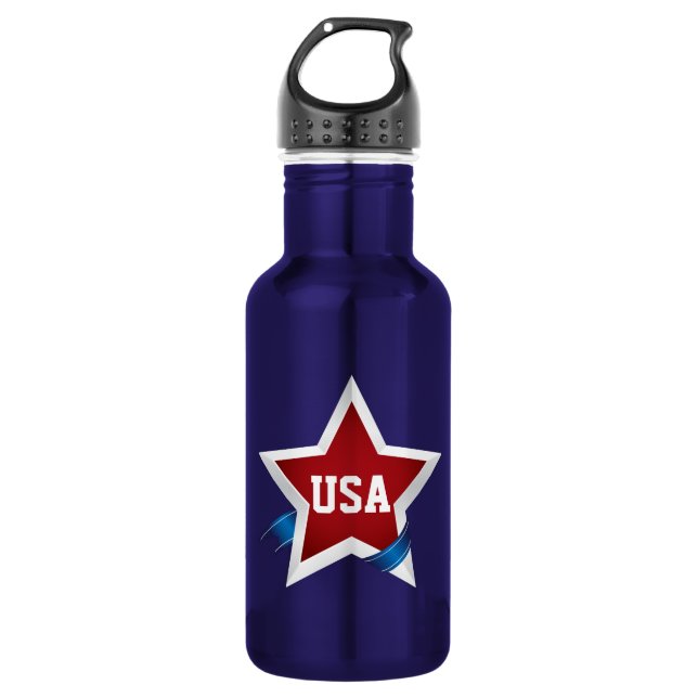 Patriotic Pride USA 532 Ml Water Bottle (Front)