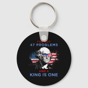 Patriotic Pro-democracy Protest June 14 No Kings I Key Ring