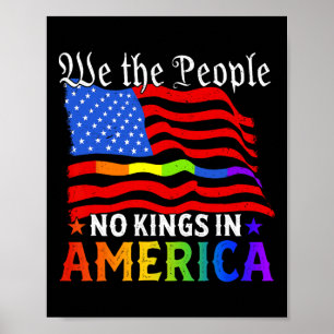 Patriotic Pro-democracy Protest June 14 No Kings I Poster