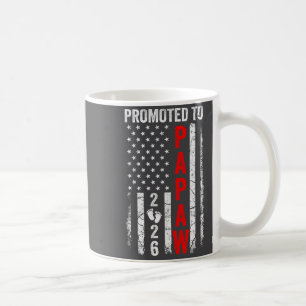 Patriotic Promoted To Papaw 2026 First Time New Pa Coffee Mug