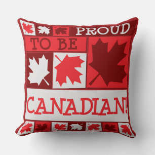 Patriotic Proud to be Canadian Cushion
