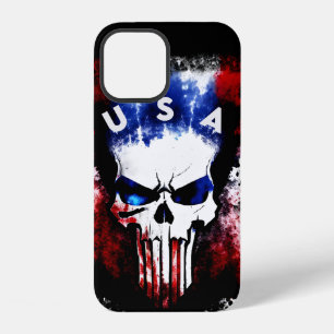 Patriotic Punisher (USA) iPhone 12 Case
