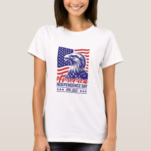Patriotic Pup & Proud Dog Mum: 4th of July Dog Mix T-Shirt