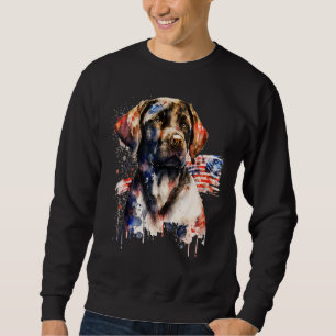 Patriotic Puppy 4th of July USA Independence Day 1 Sweatshirt