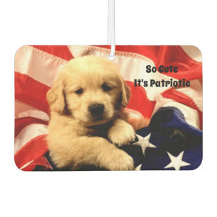 Patriotic Puppy Air Freshener