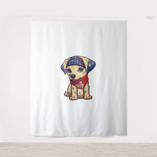 Patriotic Puppy - Style 12 Tapestry