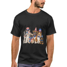 Patriotic Pups USA Independence Day Dogs