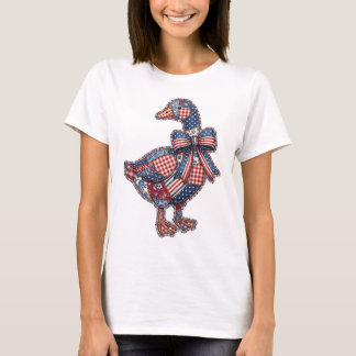 Patriotic Quilted Goose T-Shirt