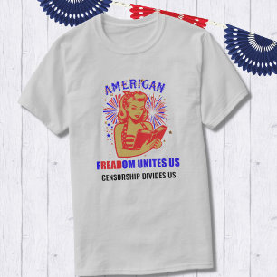 Patriotic Reading Freedom T-Shirt