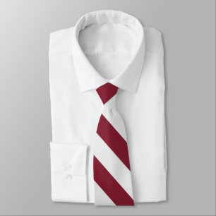 Patriotic Red and White Striped Tie