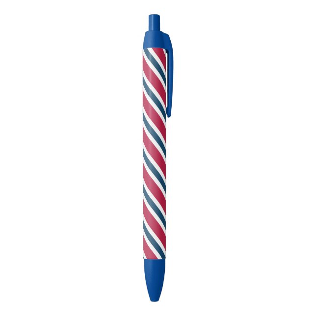 Patriotic Red Blue Writing Pen Teacher's Gift (Bottom (Vertical))