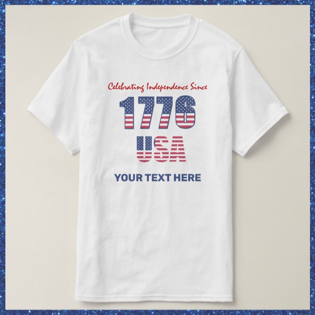 Patriotic Red White and Blue 4th of July T-Shirt (Creator Uploaded)