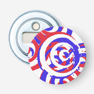 Patriotic Red White and Blue Bottle Opener