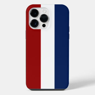 Patriotic Red White and Blue iPhone 14 Pro Max Case