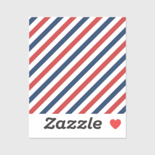 Patriotic Red White and Blue Stripes