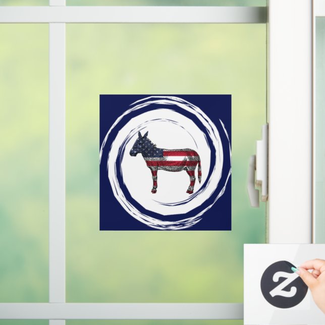 Patriotic Red White Blue Donkey (Home)