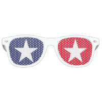 Patriotic red white blue stars Fourth of July