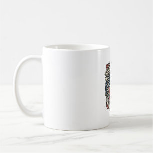 Patriotic Rescue Dog Coffee Mug