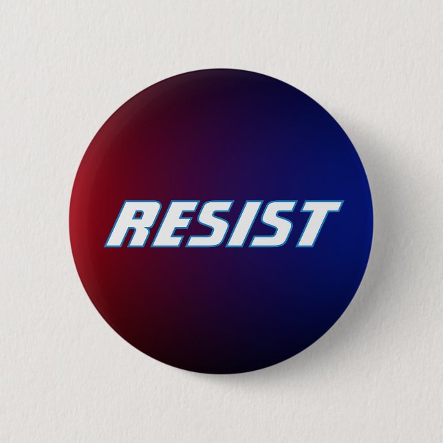 Patriotic Resist Button Political (Front)