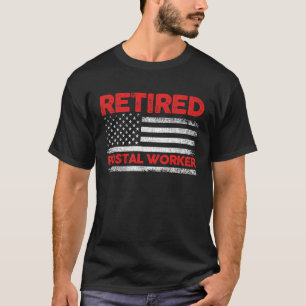 Patriotic Retired Postman 4th Of July Retired Post T-Shirt