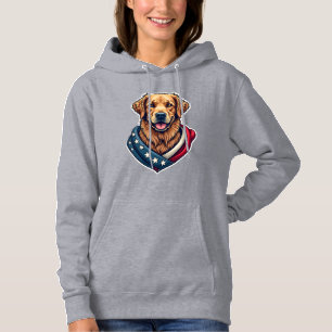 Patriotic Retriever Pride Vintage Dog Shirt 4