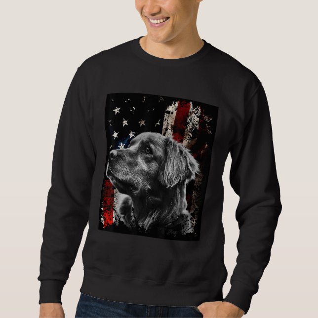 Patriotic Retriever     Tee (Front)