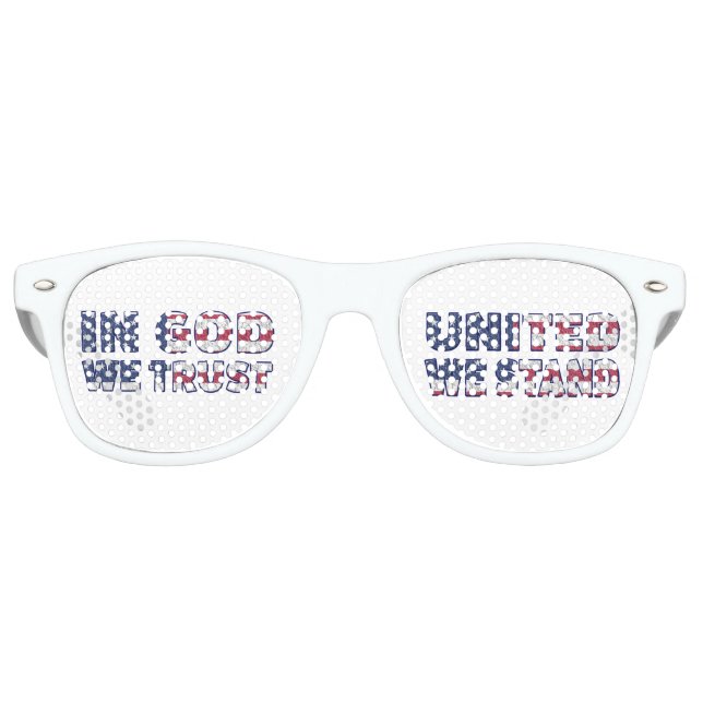 Patriotic Retro Sunglasses (Front)