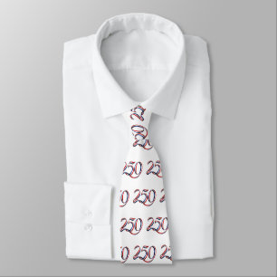 Patriotic Ribbon for USA 250th Birthday Tie