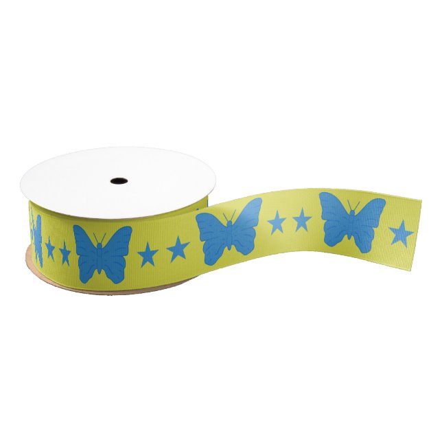 Patriotic Ribbon with Flag of Bady Bassit Grosgrain Ribbon (Spool)
