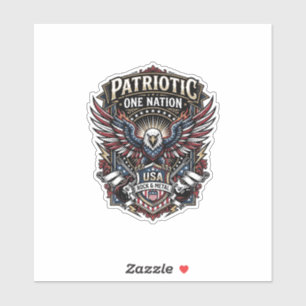 Patriotic Rock Eagle Crest Music Rock Metal Patrio