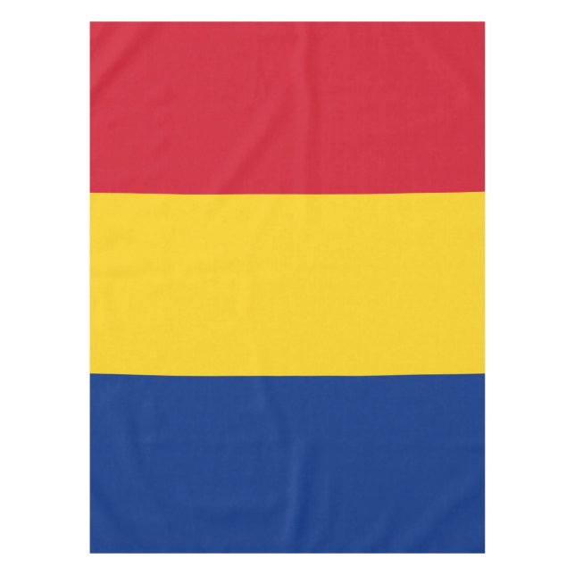 Patriotic Romania flag Romanian Tablecloth (Front)