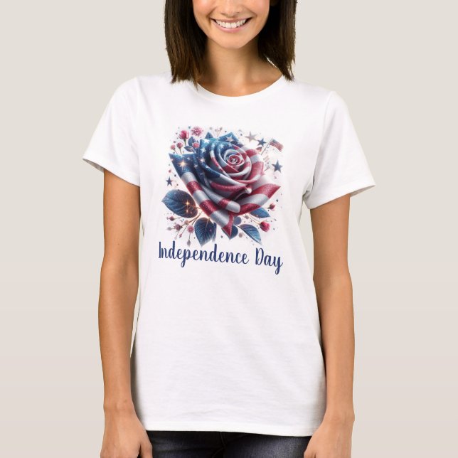 Patriotic Rose T-Shirt (Front)