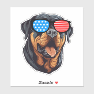 Patriotic Rottweiler