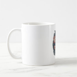 Patriotic School Bus Driver Coffee Mug