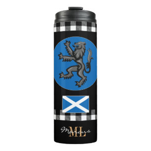 Patriotic Scotland Mug, Rampant, Scottish Flag Thermal Tumbler