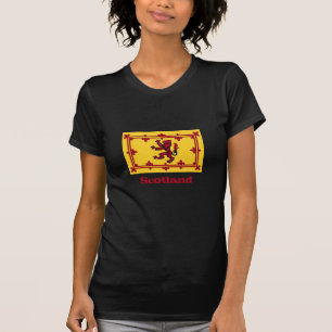 Patriotic Scottish Flag & Rampant Lion, Scotland T-Shirt