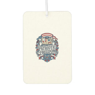Patriotic Scrapbooker Vector Graphic Tee_1 Car Air Freshener