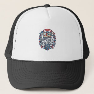 Patriotic Scrapbooker Vector Graphic Tee_1 Trucker Hat