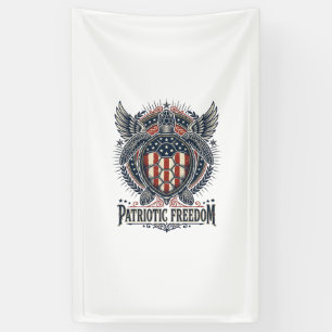 Patriotic Sea Turtle Banner