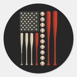 Patriotic Sell 4th Of July Men Usa American Flag B Classic Round Sticker