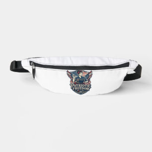 Patriotic Sewing Mum Vector Graphic Tee_1 Bum Bags