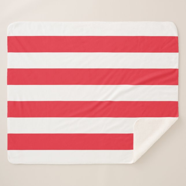 Patriotic Sherpa Blanket with Austria flag (Front (Horizontal))