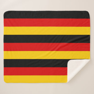 Patriotic Sherpa Blanket with Germany flag