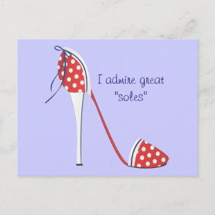 Patriotic Shoe Postcard