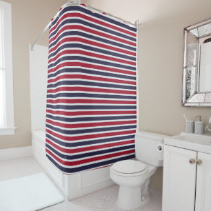 Patriotic Shower Curtain with Flag of Thailand