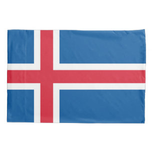 Patriotic Single Pillowcase flag of Iceland